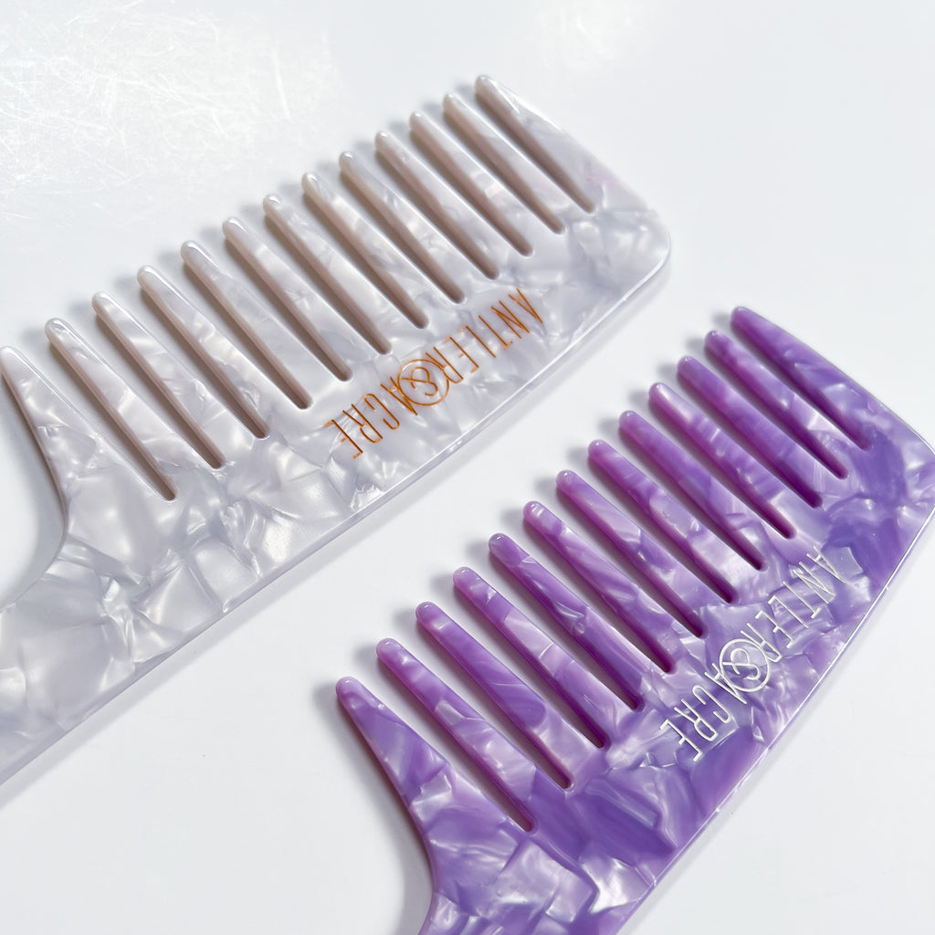 Purple Wide Tooth Shower Comb