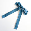 Denim Look Bow Clip