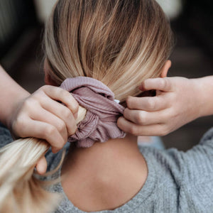 Coral Moon Scrunchie