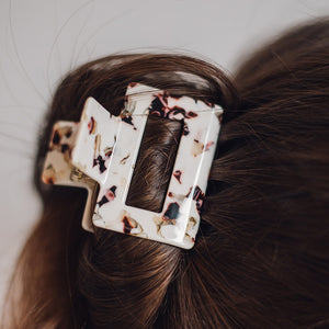 Violet Stripe MINI Claw Clip