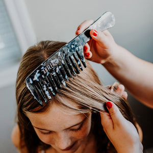 Purple Wide Tooth Shower Comb
