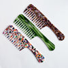 Green Wide Tooth Shower Comb