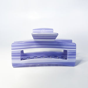 Lavender Stripe MAXI Claw Clip