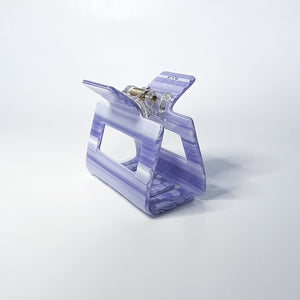 Lavender Stripe MINI Claw Clip