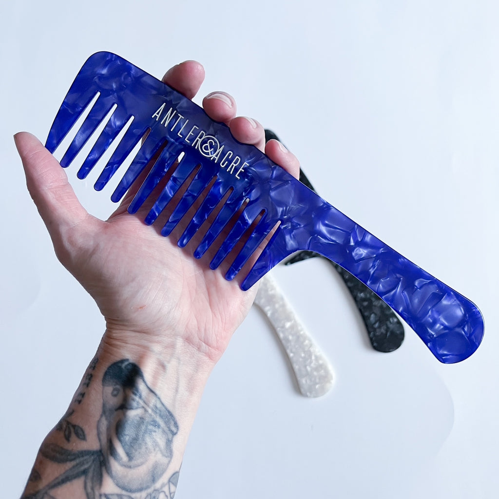 Royal Purple Wide Tooth Shower Comb
