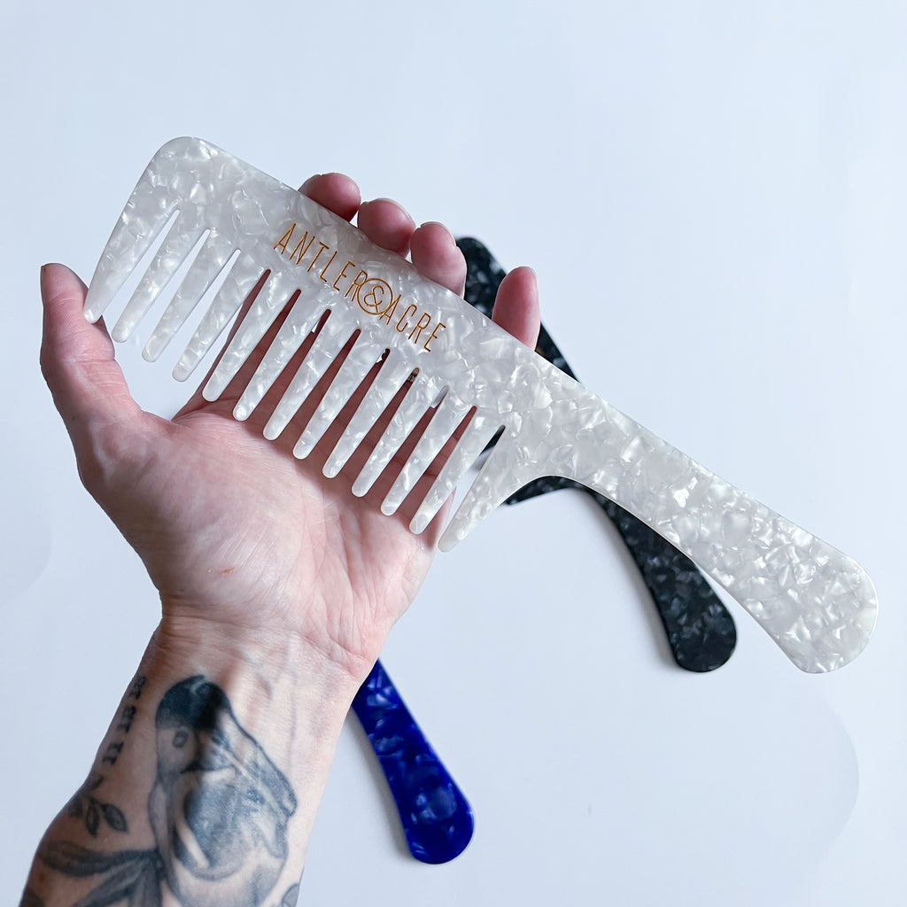 Ivory Crush Wide Tooth Shower Comb