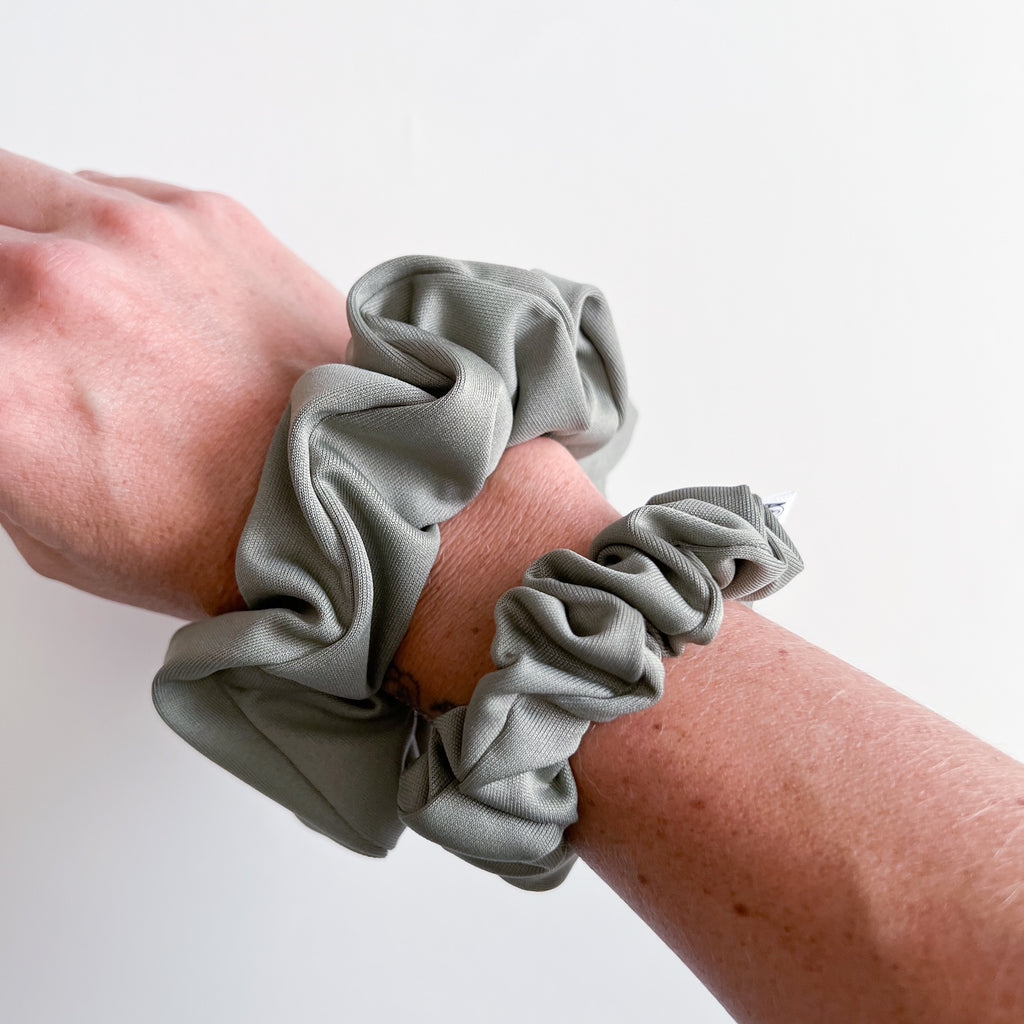 Sage Hot Yoga Scrunchie