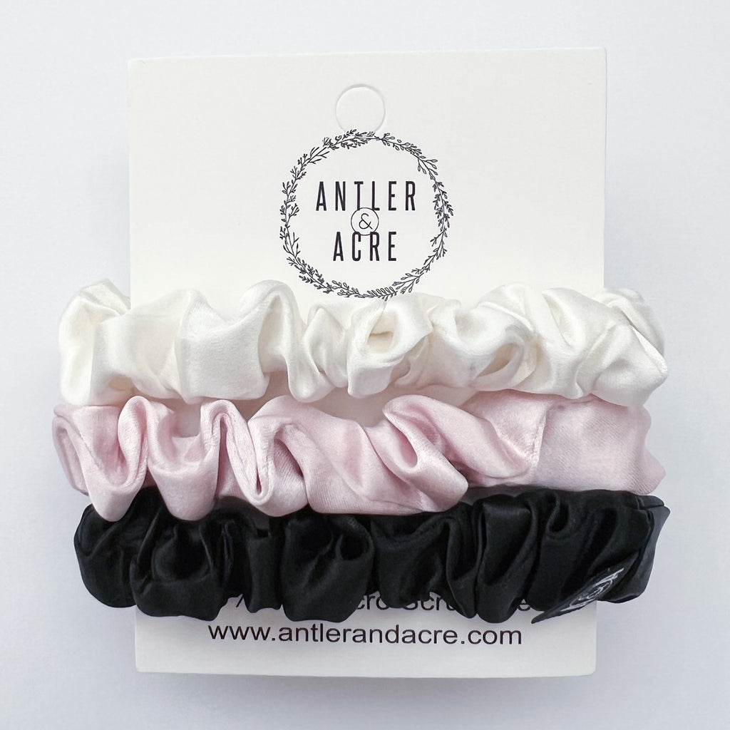 MICRO Silk Scrunchie Trio (v3)