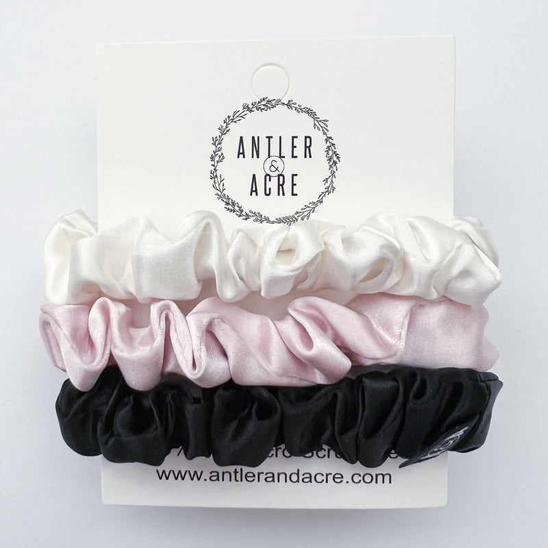 MICRO Silk Scrunchie Trio (v3)