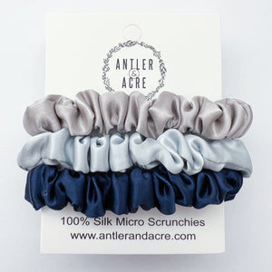 MICRO Silk Scrunchie Trio (v4)