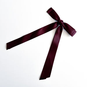 Satin Bow Hair Clip