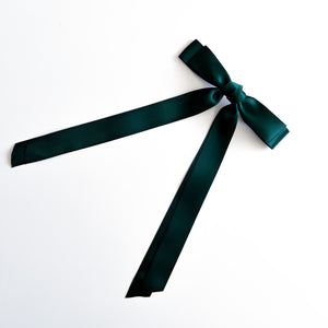 Satin Bow Hair Clip