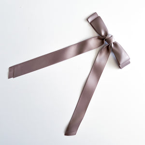 Satin Bow Hair Clip