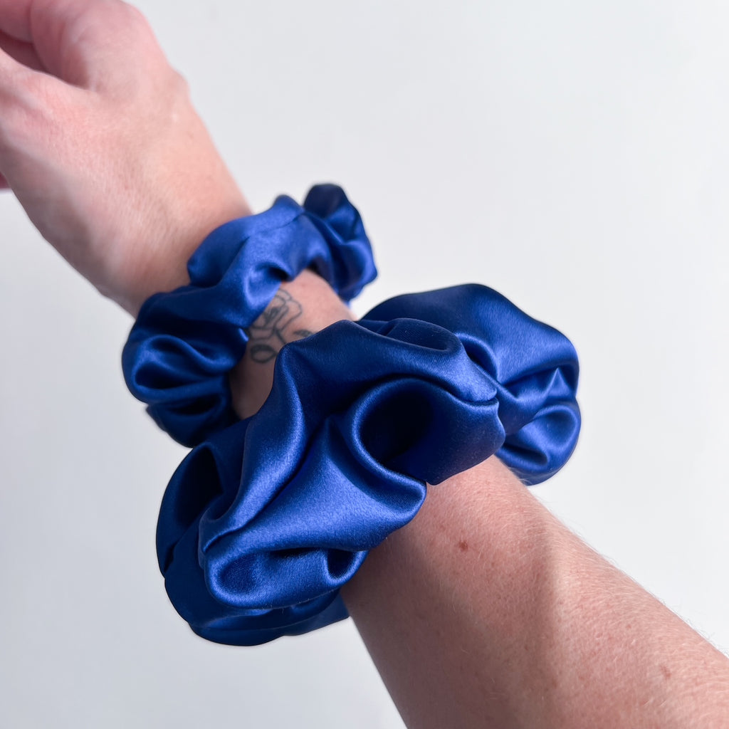 Royal Blue Silk MINI