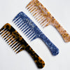 Blue Wide Tooth Shower Comb