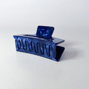 Cobalt Midi Claw Clip