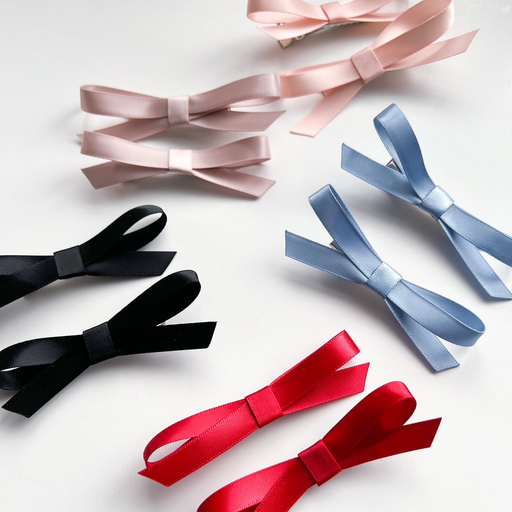 MINI Bow Hair Clip Set