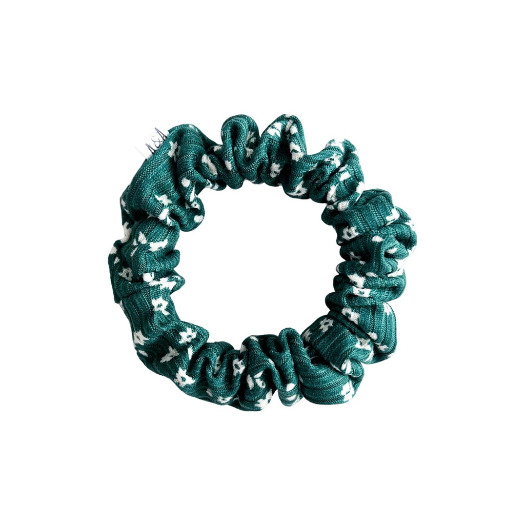 Emerald Floral MINI Scrunchie