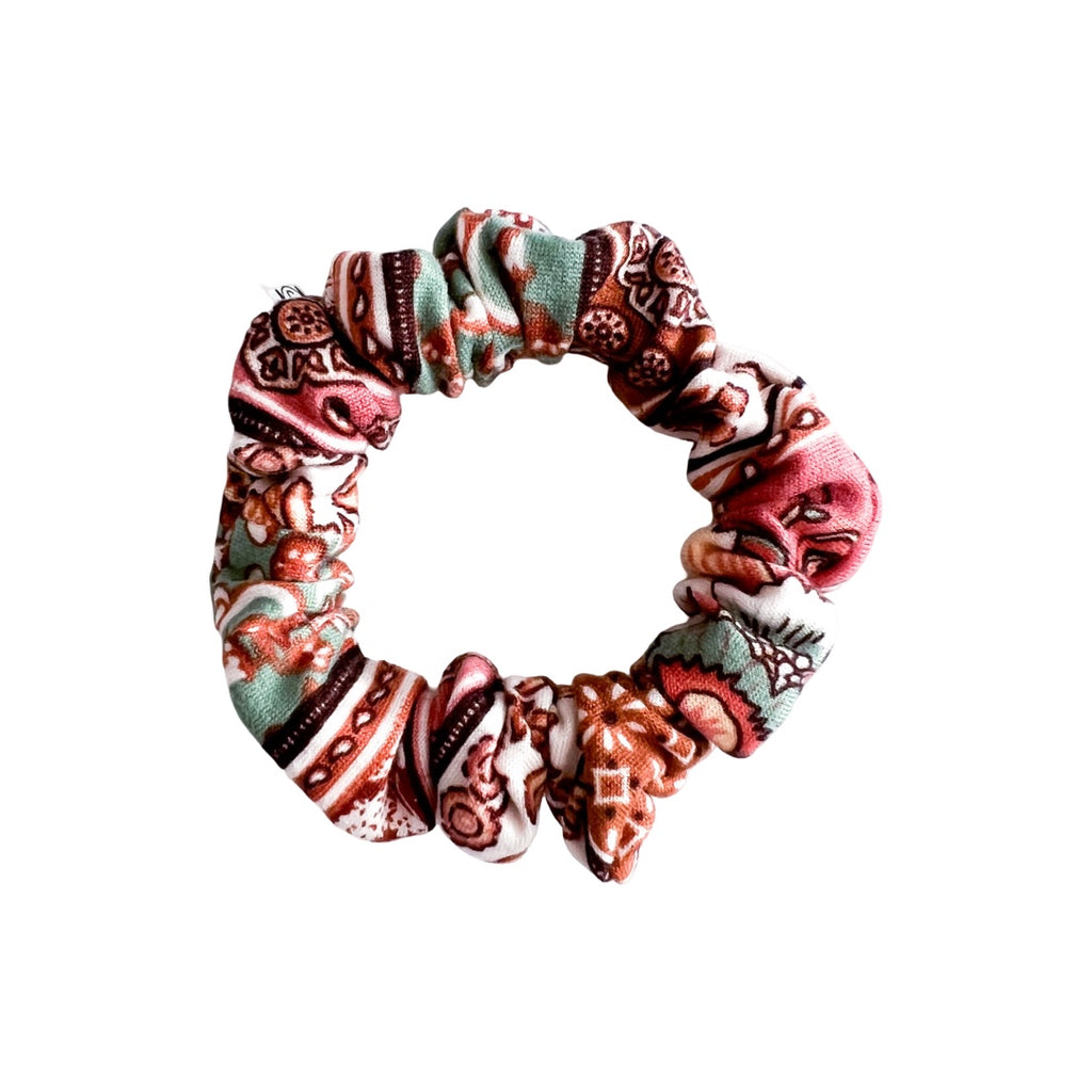 Brown Boho MINI Scrunchie