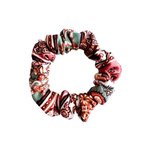 Brown Boho MINI Scrunchie
