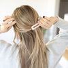 Hair Clip - Pink Micro Sparkle (Rectangle)
