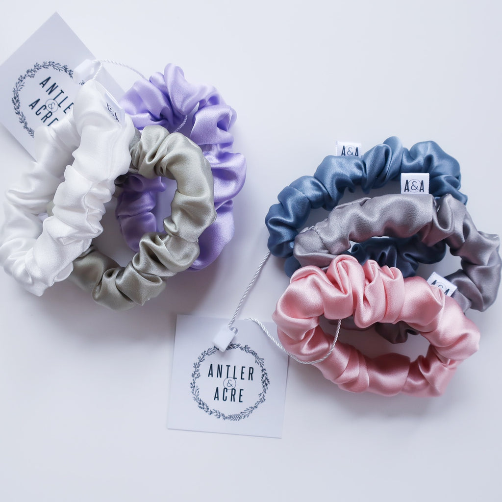 Mystery Silk MINI Scrunchie Set