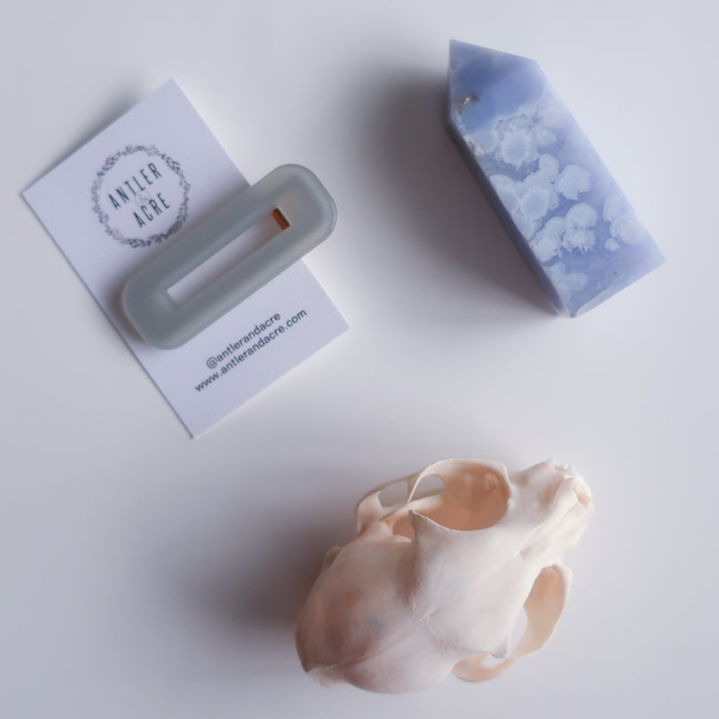 Hair Clip - Eucalyptus (Rectangle)