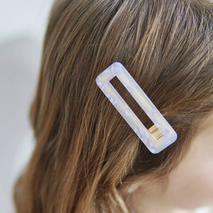 Hair Clip - Lavender (Rectangle)