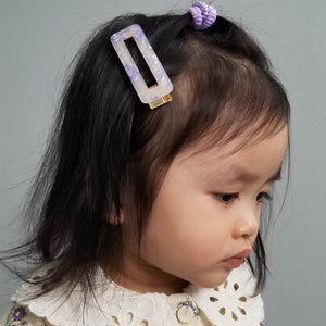 Hair Clip - Lavender (Rectangle)