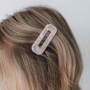 Hair Clip - Lavender Sorbet (Rectangle)